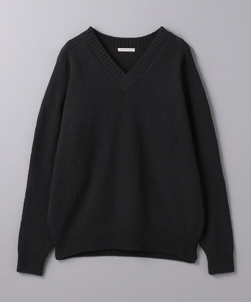 UNITED ARROWS（ユナイテッドアローズ）の「ブークレ Vネック ニット（ニット/セーター・メンズ・イエロー/ライトグレー/ブラック・XL/M/S/L）」の8枚目の写真