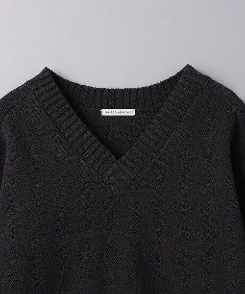 UNITED ARROWS（ユナイテッドアローズ）の「ブークレ Vネック ニット（ニット/セーター・メンズ・イエロー/ライトグレー/ブラック・XL/M/S/L）」の18枚目の写真