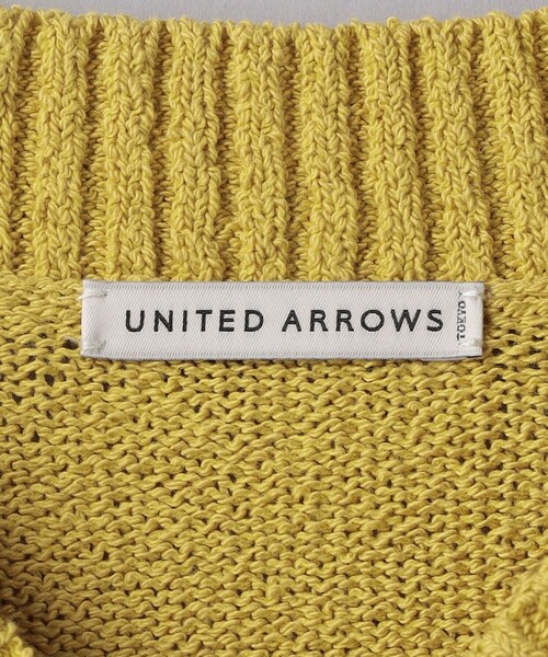 UNITED ARROWS（ユナイテッドアローズ）の「ブークレ Vネック ニット（ニット/セーター・メンズ・イエロー/ライトグレー/ブラック・XL/M/S/L）」の19枚目の写真