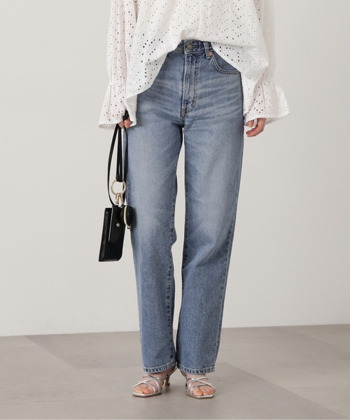 N.(N. Natural Beauty Basic)(エヌエヌナチュラルビューティーベーシック)の「【SOMETHING】◆ELSAヴィンテージストレート(デニムパンツ・レディース・ブルー・X-SMALL/SMALL)」の1枚目の写真