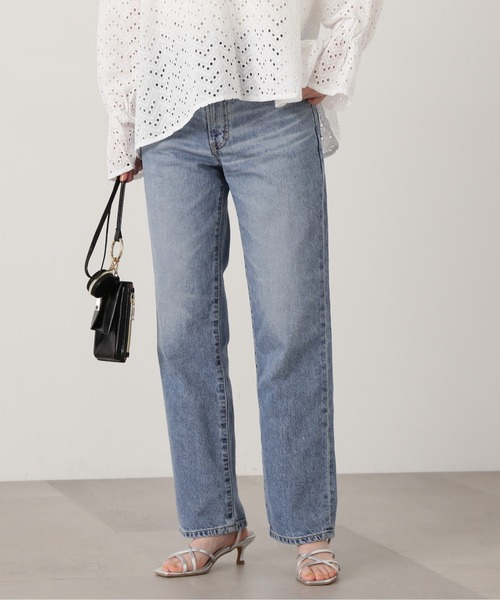 N.(N. Natural Beauty Basic)(エヌエヌナチュラルビューティーベーシック)の「【SOMETHING】◆ELSAヴィンテージストレート(デニムパンツ・レディース・ブルー・X-SMALL/SMALL)」の18枚目の写真