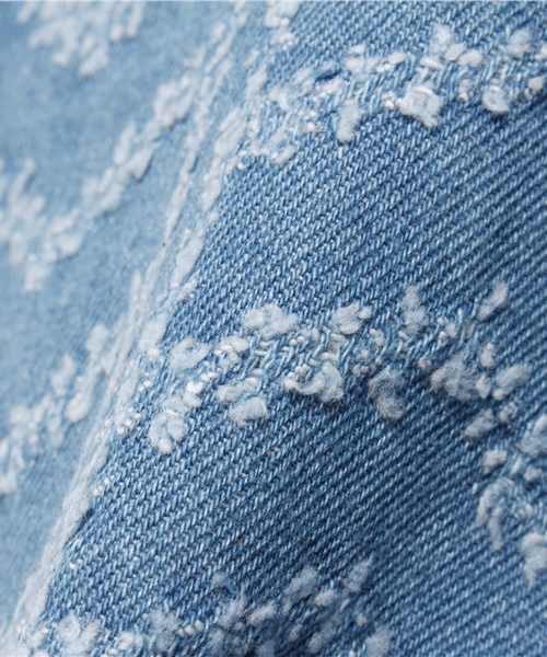 Kastane（カスタネ）の「デニムレースキャミ（タンクトップ・レディース・ブルー/オフホワイト・FREE）」の11枚目の写真