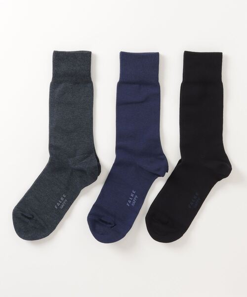 FALKE（ファルケ）の「FALKE/ファルケ　ハッピーボックス 3Pソックス　HAPPY BOX 3-PACK SOCKS　#13057（ソックス/靴下・メンズ・ブルー系その他/ブラック系その他・L）」の7枚目の写真