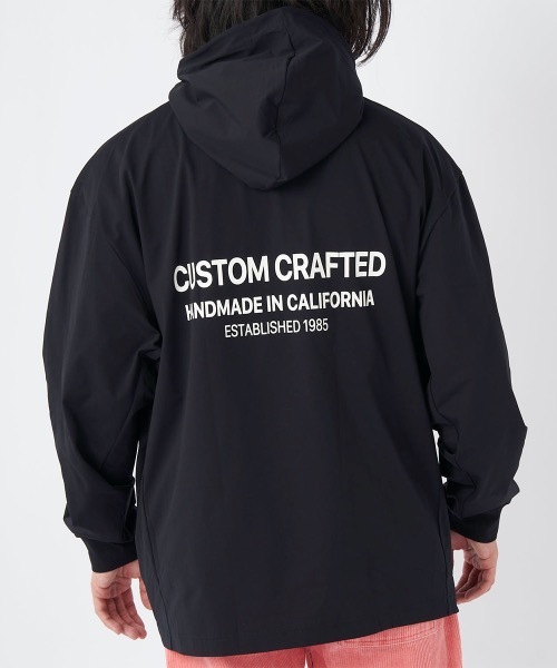 RUSTY(ラスティ)_レディース_ジップパーカー【ブラック(BLK)】_955030 セール】【RUSTY/ラスティー】UVジップパーカー バックプリント