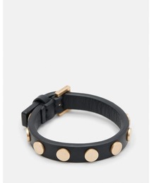 MICA STUDDED LEATHER BUCKLE BRACELET | MICA スタッズ レザー バックル ブレスレット
