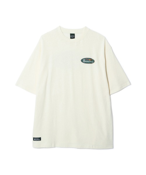 MANASTASH(マナスタッシュ)の「MANASTASH/マナスタッシュ/HEMP TEE ORIGINAL LOGO/ヘンプTシャツ(Tシャツ/カットソー・メンズ・ナチュラル/グリーン/ブラック・XL/L/M/S)」の17枚目の写真