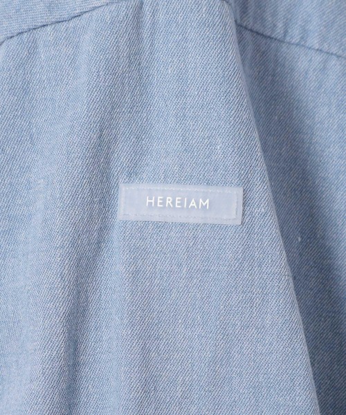 HEREIAM(ヘレイアム)の「【HEREIAM】メタルボタンオーバーシャツ(シャツ/ブラウス・レディース・チェック/ブルー・FREE)」の9枚目の写真