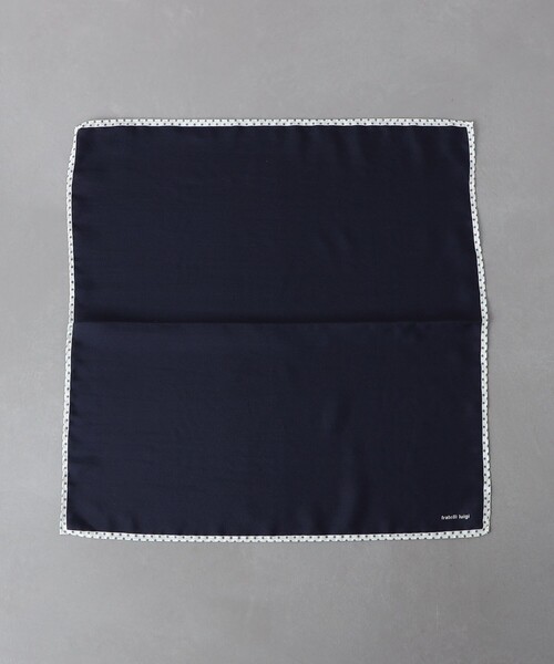 Fratelli Luigi（フラテッリルイージ）の「＜FRATELLI LUIGI＞トリム ドットプリント  ポケットチーフ（ポケットチーフ・メンズ・オフホワイト/コバルトブルー・FREE）」の8枚目の写真