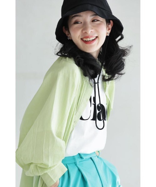 cawaii(カワイイ)の「「ふわっと」インド綿ワンピ(ワンピース・レディース・グリーン・FREE)」の3枚目の写真