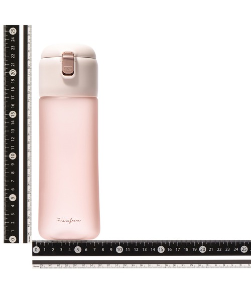 ワンタッチクリアボトル ピンク（水筒）｜Francfranc（フランフラン