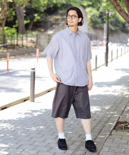 B:MING by BEAMS(ビーミングバイビームス)の「B:MING by BEAMS / デニム ショーツ(デニムパンツ・メンズ・ブラック/インディゴブルー・SMALL/MEDIUM/LARGE/X-LARGE)」の4枚目の写真