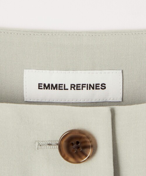 EMMEL REFINES(エメルリファインズ)の「<EMMEL REFINES>EM スクエアネック ベスト(ベスト・レディース・ライトブルー/ライトグレー/その他1・FREE)」の6枚目の写真