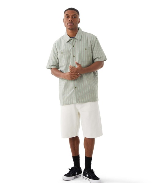 HUF（ハフ）の「PARKER WORK SHIRT / HUF シャツ（シャツ/ブラウス・メンズ・グリーン系その他/ラベンダー・SMALL/MEDIUM/LARGE/X-LARGE）」の8枚目の写真