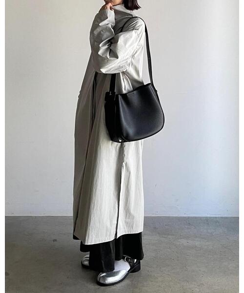 JISTORY（ジストリー）の「JISTORY/ジストリー/ROUND LEATHER SHOULDER BAG（ショルダーバッグ・レディース・ブラウン/ブラック・FREE）」の18枚目の写真