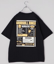 chillax（チラックス）の「限定展開 CHILLAX/チラックス GOOD WILL DINER 10/天竺TEE / クルーネックTシャツ / バックプリント / 242CL1ST173（Tシャツ/カットソー）」