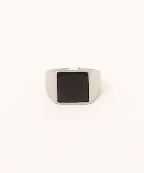 an meets zakka(アンミツザッカ)の「an meets zakka ミニマムシグネットリング(リング・メンズ・A/C/D/E/F/B・16号/19号/22号)」の15枚目の写真