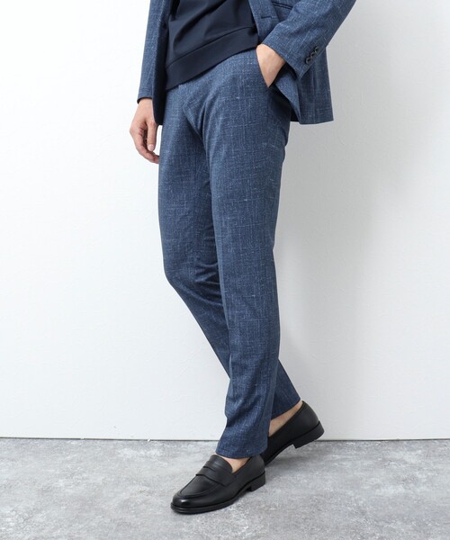 NOLLEY’S(ノーリーズ)の「《ビジカジ / セットアップ対応》MODERN FIT PT ブリーズクール ストレッチパンツ(その他パンツ・メンズ・ロイヤルブルー/ダークネイビー・M/L/XL/S)」の4枚目の写真