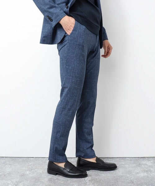 NOLLEY’S(ノーリーズ)の「《ビジカジ / セットアップ対応》MODERN FIT PT ブリーズクール ストレッチパンツ(その他パンツ・メンズ・ロイヤルブルー/ダークネイビー・M/L/XL/S)」の8枚目の写真