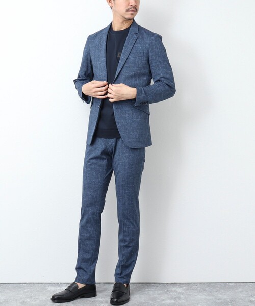 NOLLEY’S(ノーリーズ)の「《ビジカジ / セットアップ対応》MODERN FIT PT ブリーズクール ストレッチパンツ(その他パンツ・メンズ・ロイヤルブルー/ダークネイビー・M/L/XL/S)」の10枚目の写真