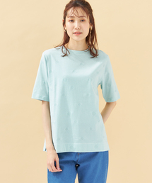 ジャガードオーガニックコットンTシャツ