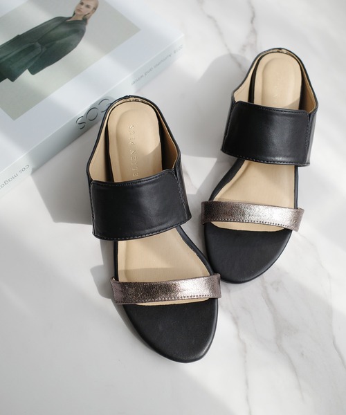 miniministore ウェッジソールサンダル 美脚厚底サンダル