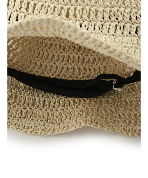 SNIDEL（スナイデル）の「クロシェハット（ハット・レディース・ライトベージュ/ブラック/ベージュ・FREE）」の14枚目の写真