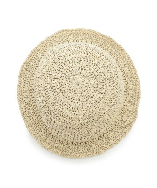 SNIDEL（スナイデル）の「クロシェハット（ハット・レディース・ライトベージュ/ブラック/ベージュ・FREE）」の15枚目の写真