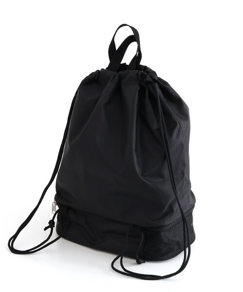 algy（アルジー）の「ALGY ボンサック（バックパック/リュック・キッズ・ラベンダー/ブラック・FREE）」の3枚目の写真