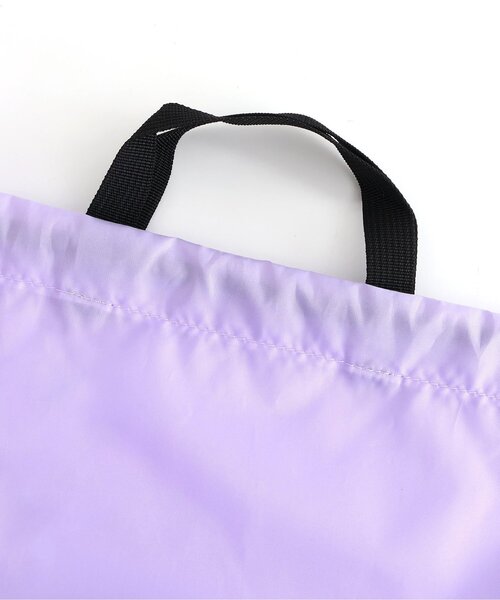 algy（アルジー）の「ALGY ボンサック（バックパック/リュック・キッズ・ラベンダー/ブラック・FREE）」の6枚目の写真