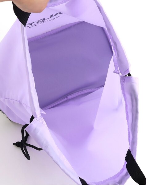 algy（アルジー）の「ALGY ボンサック（バックパック/リュック・キッズ・ラベンダー/ブラック・FREE）」の8枚目の写真