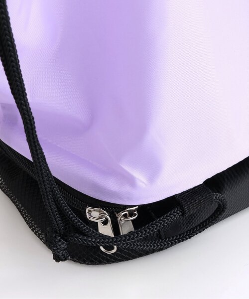 algy（アルジー）の「ALGY ボンサック（バックパック/リュック・キッズ・ラベンダー/ブラック・FREE）」の9枚目の写真