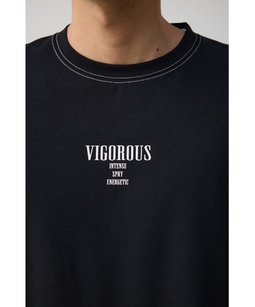 AZUL by moussy（アズールバイマウジー）の「VIGOROUSビッグTシャツ（Tシャツ/カットソー・メンズ・ブラック/ホワイト/ライトグレー/グリーン・FREE）」の21枚目の写真
