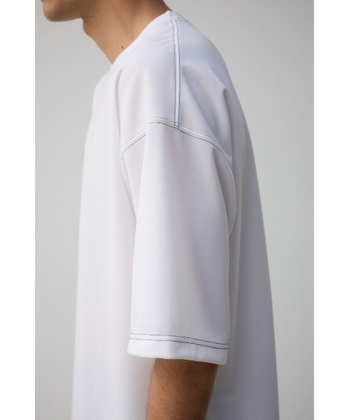 AZUL by moussy（アズールバイマウジー）の「VIGOROUSビッグTシャツ（Tシャツ/カットソー・メンズ・ブラック/ホワイト/ライトグレー/グリーン・FREE）」の12枚目の写真