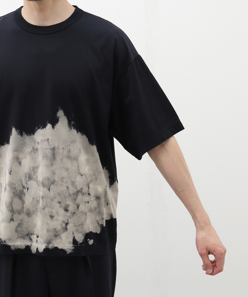 MARKAWARE CLOUDY BLEACHING Tシャツ サイズ1 MARKAWARE(マーカウェア)24SS/春夏 今季目玉の”CLOUDY BLEACHING