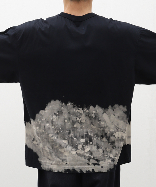 markaware（マーカウェア）の「MARKAWARE (マーカウェア) COMFORT-FIT Tee CLOUDY BLEACHI A24A-19CS11B（Tシャツ/カットソー・メンズ・ブラック・2）」の9枚目の写真