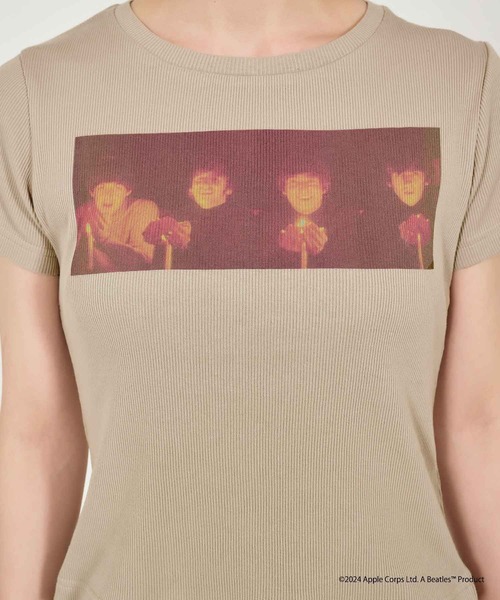 TINA:JOJUN(ティーナジョジュン)の「THE BEATLES リブTシャツ TINA:JOJUN(Tシャツ/カットソー・レディース・オフホワイト/グレイッシュベージュ・M)」の20枚目の写真