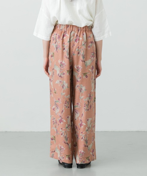 かぐれリネンプリントイージーパンツ かぐれ（カグレ）の「リネンプリントイージーパンツ（その他