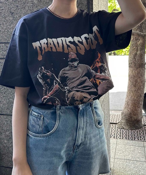 セール】IO Select / TRAVIS SCOTT Print Tee / TOD244（Tシャツ