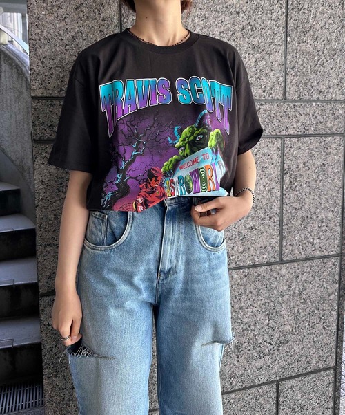 【セール】IO Select / TRAVIS SCOTT Print Tee / TOD244（Tシャツ/カットソー）｜IO（イオ）（イオ）