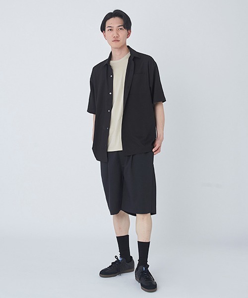 petit main LIEN（プティマインリアン）の「【AJUGA.親子リンク】UNISEXハーフパンツ（大人サイズ）（その他パンツ・レディース・ライトベージュ/ブラック/ネイビー・M/L）」の2枚目の写真