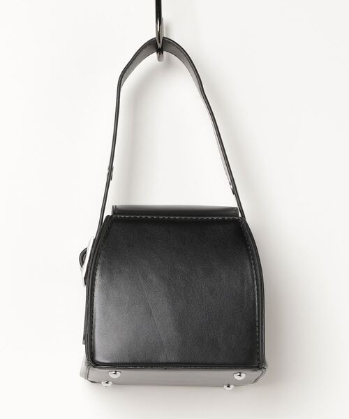 HIKA（ヒカ）の「【HIKA】フェイクレザーミニスナップBAG（ハンドバッグ・レディース・ブラック・FREE）」の2枚目の写真