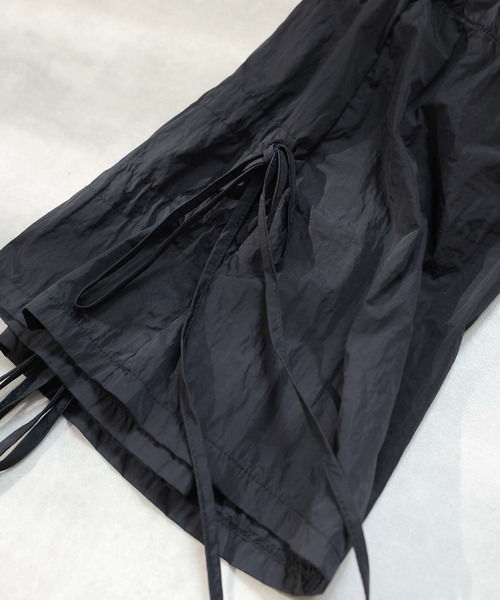 LAFFMO（ラフモ）の「ギャザーリボンミニスカート（スカート・レディース・ブラック/ダークグレー・F）」の16枚目の写真