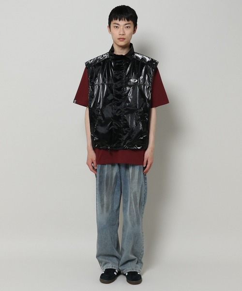 3.3 Field Trip （3.3フィールドトリップ）の「3.3 Field Trip／メタリックナイロンベスト（ベスト・メンズ・その他1/ブラック・FREE）」の12枚目の写真