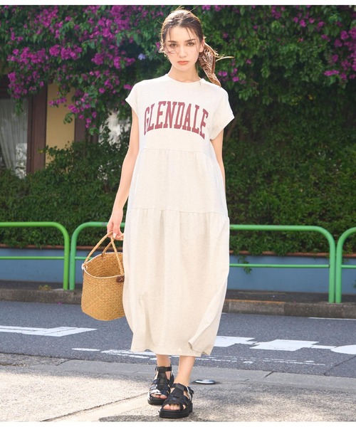 anap mimpi（アナップミンピ）の「ティアードカットカレッジワンピース（ワンピース・レディース・キナリ/ネイビー・FREE）」の5枚目の写真