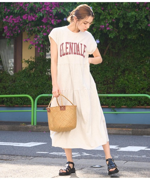 anap mimpi（アナップミンピ）の「ティアードカットカレッジワンピース（ワンピース・レディース・キナリ/ネイビー・FREE）」の3枚目の写真