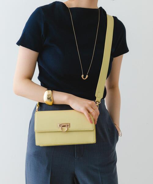 RODE SKO（ロデスコ）の「金具付ショルダーバッグ（ショルダーバッグ・レディース・ブラウン系その他/イエロー系その他・ONE）」の13枚目の写真