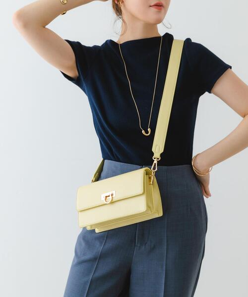 RODE SKO（ロデスコ）の「金具付ショルダーバッグ（ショルダーバッグ・レディース・ブラウン系その他/イエロー系その他・ONE）」の14枚目の写真
