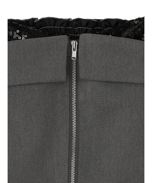 Ameri（アメリ）の「LAYERED SPANGLE SHORT BUSTIER（その他