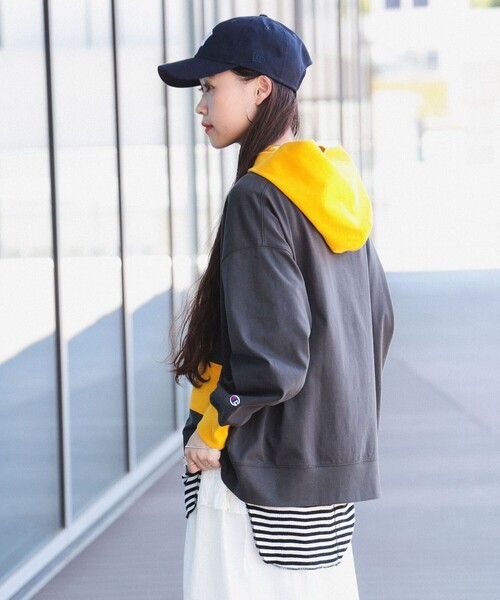 【セール】Champion / 別注 2トーン パーカー（パーカー）｜BEAMS BOY（ビームスボーイ）