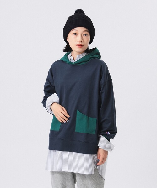 【セール】Champion / 別注 2トーン パーカー（パーカー）｜BEAMS BOY（ビームスボーイ）